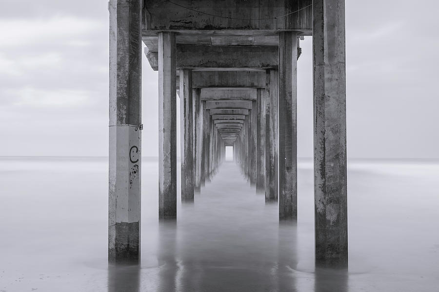 Pier Photograph - Smoothing Scripps by Chris Moyer