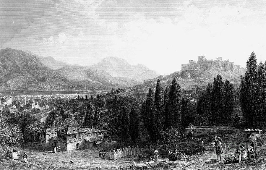 Smyrna, Turkey, 19th Century.artist Drawing by Print Collector