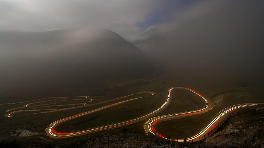 Landscape Photograph - Snake Of Light by Andrea Repetto