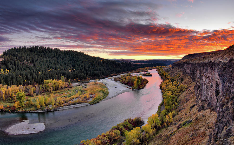 Snake River Sunset 3 Photograph by Leland D Howard