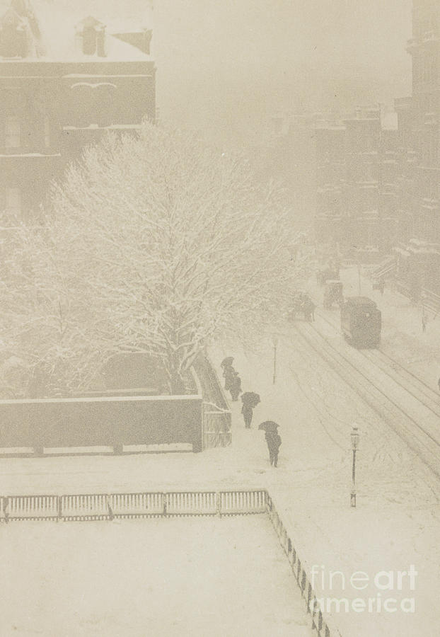 Snapshot, From My Window, New York, 1907 Photograph by Alfred Stieglitz and Clarence White