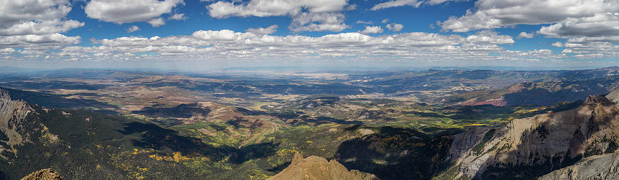 Sneffels Summit Western Panorama Photograph by Jen Manganello