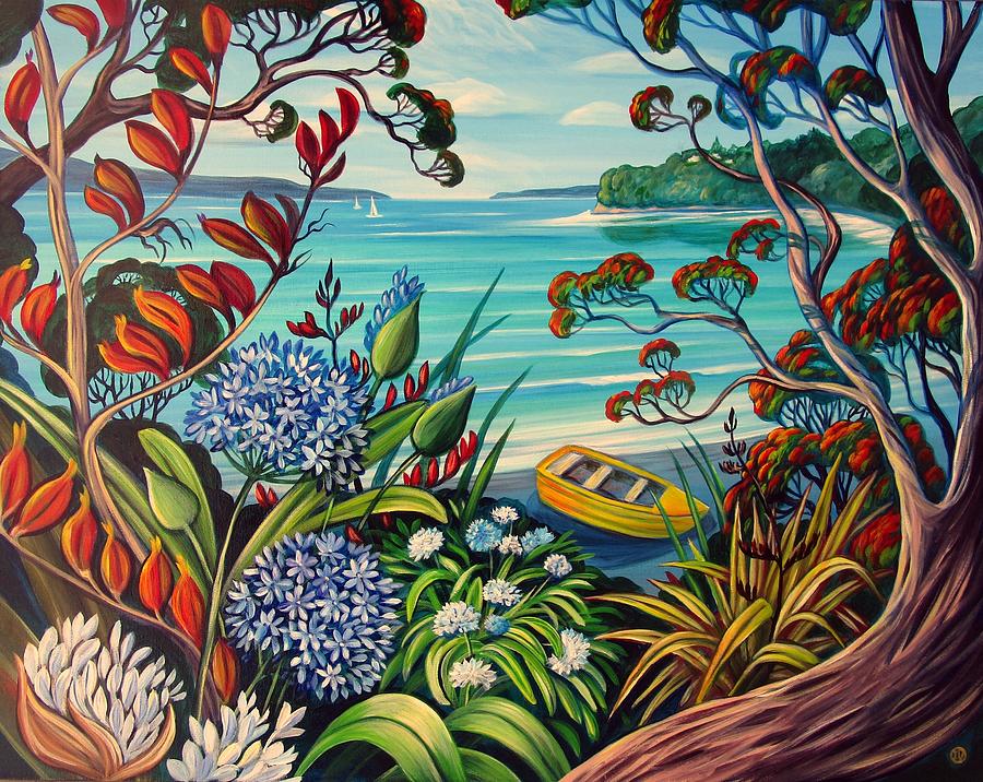 Beach Painting - Snells Beach by Irina Velman