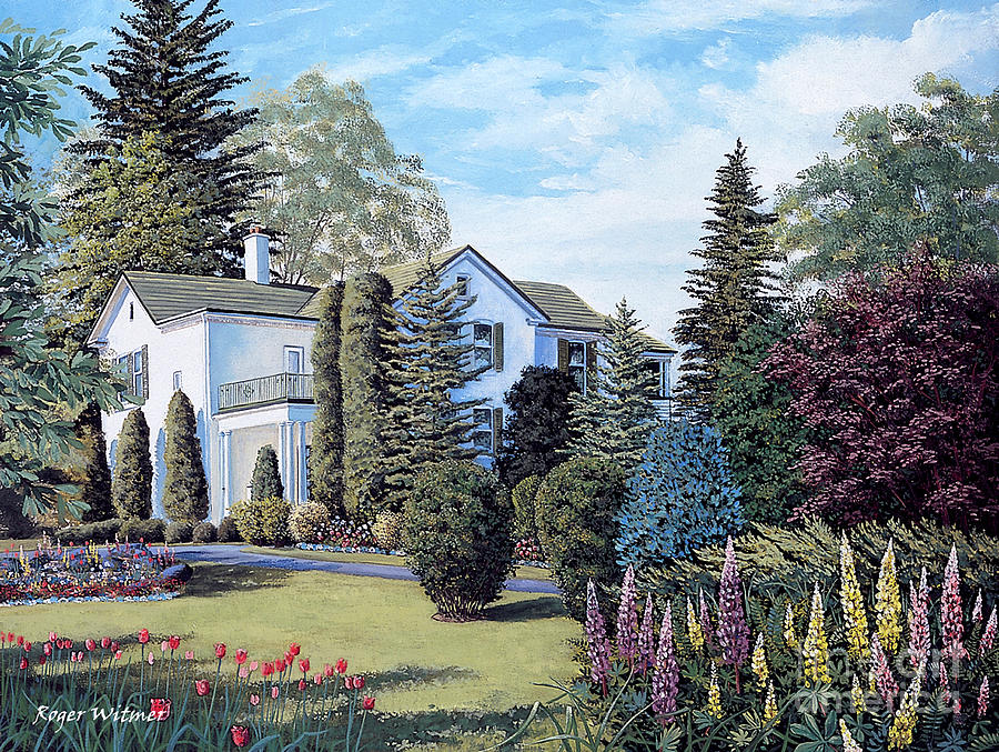 Snider House Painting by Roger Witmer