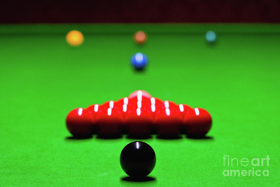Snooker Table Setup Photograph By Microgen Images science Photo Library
