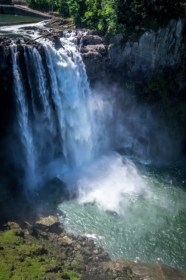 Snoqualmie Falls, famous waterfall in Washington, USA Photograph by Alex Grichenko