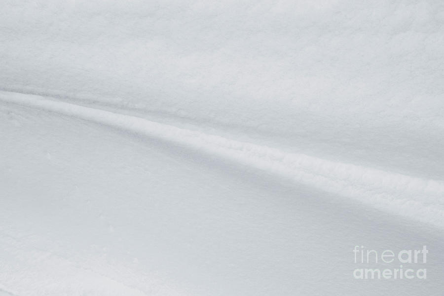 Snow Abstract 4, August Photograph by Richard Booth