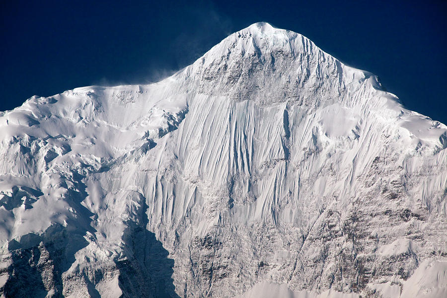 Snow Covered Himalayan Mountain Peak Photograph by Andrew Castellano