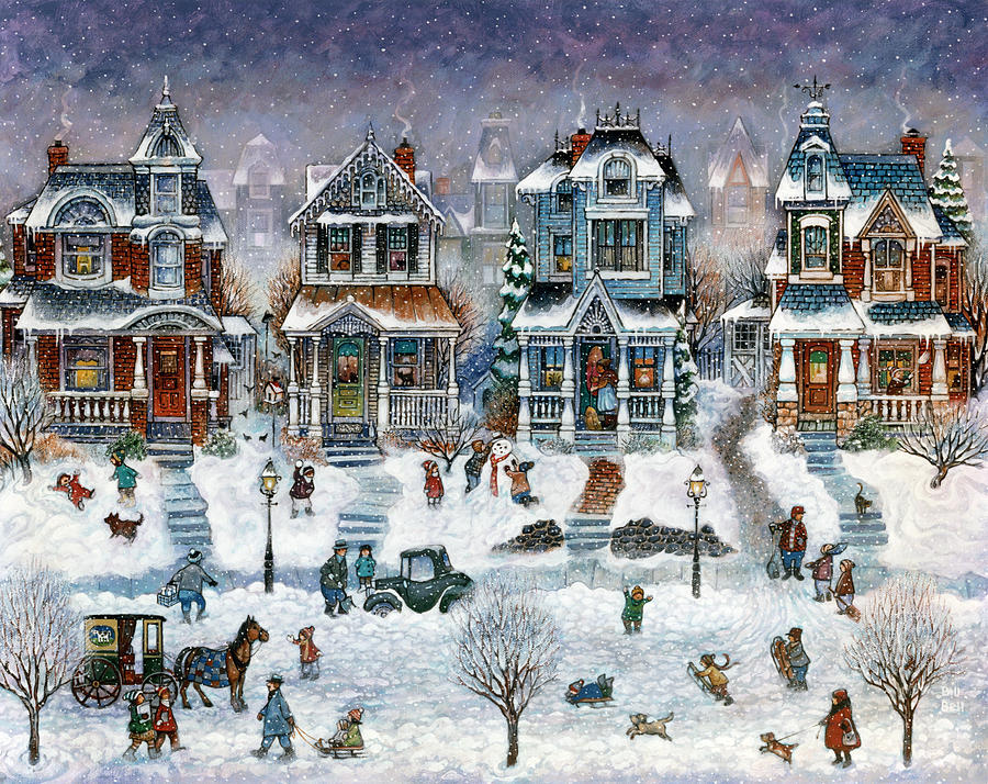 snow-day-painting-by-bill-bell-fine-art-america