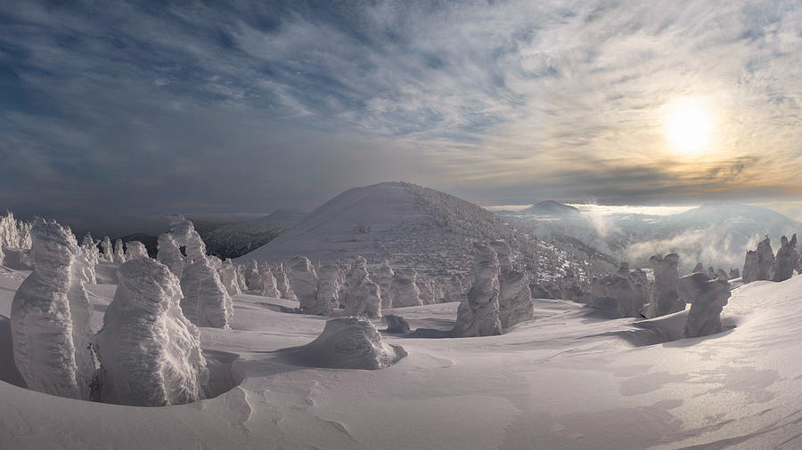 Snow Guardians Of The Mountains Photograph by Yuta Kimura