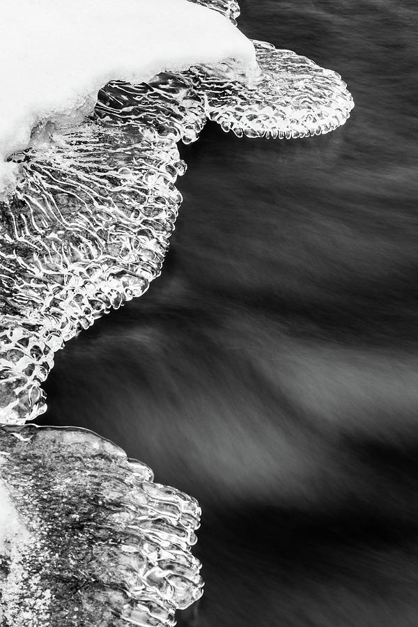 Snow Ice and Water Photograph by Joe Kopp