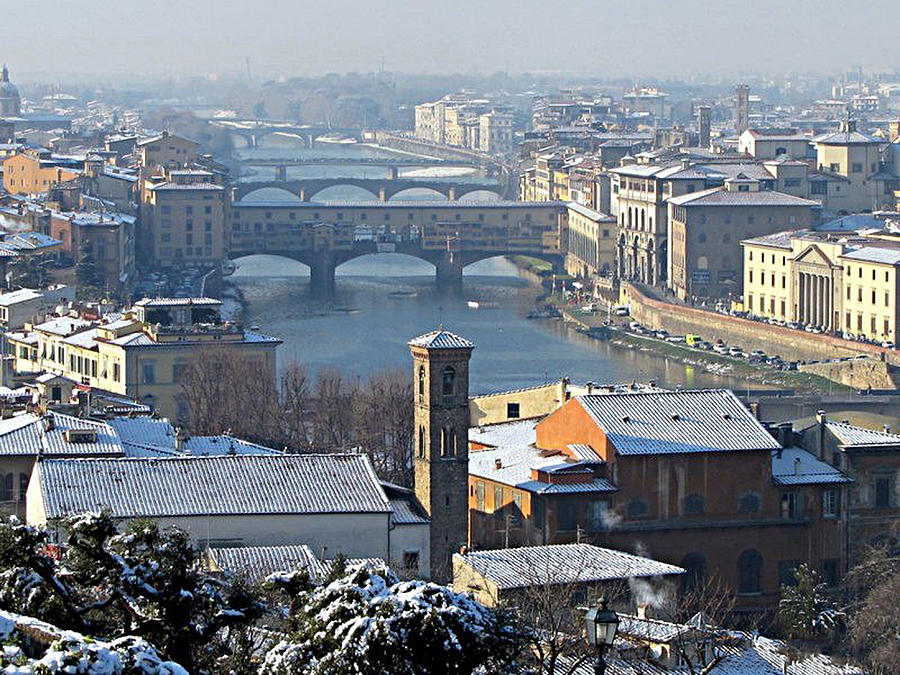 Snow In Florence Photograph by I Like Photogr