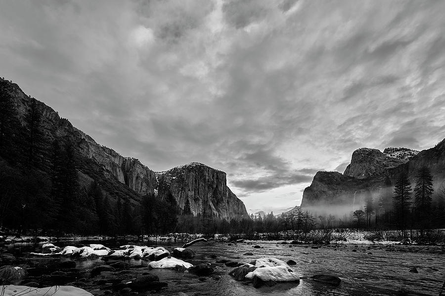 Snow In Yosemite Valley II Photograph