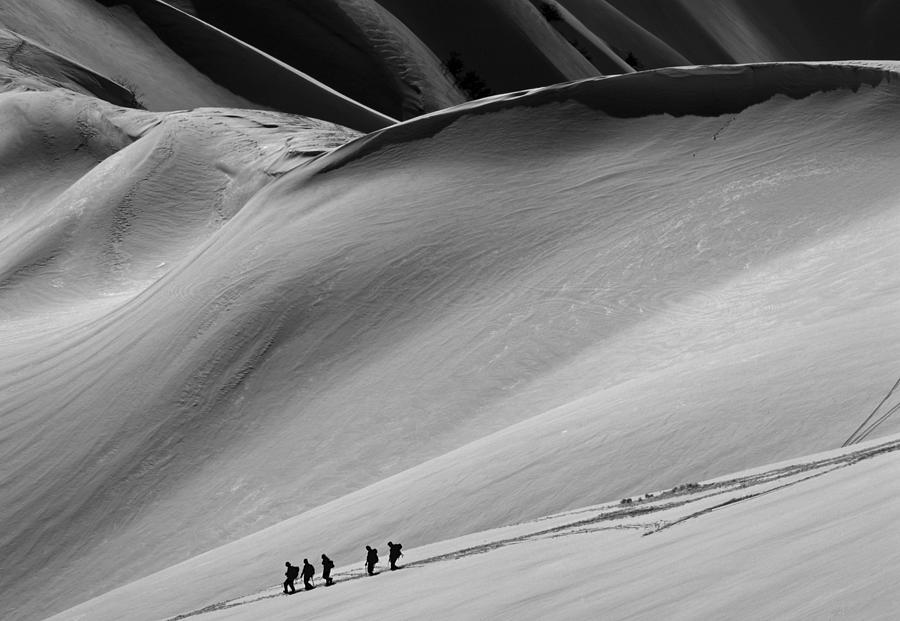 Snow Mountain Photograph by Kenichi Higashiyama
