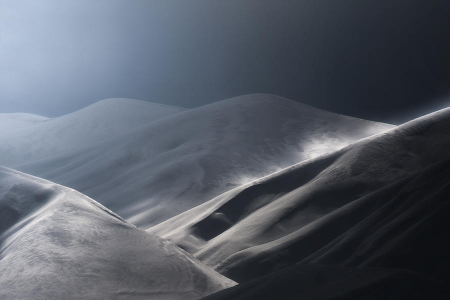 Snow Mountains Photograph by Majid Behzad