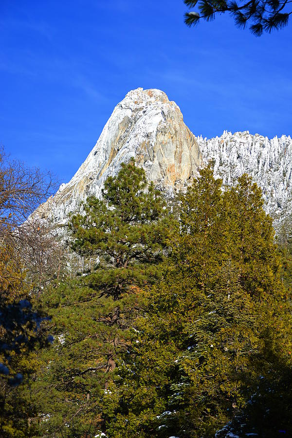 Snow On Lily Rock - Idyllwild Photograph by Glenn McCarthy Art and Photography