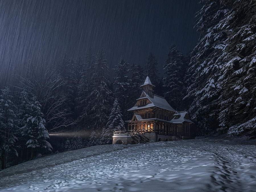 Snow Storm Photograph by Rafal R. Nebelski