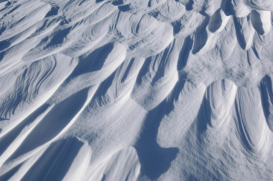 Snow Surface Photograph by Franz Aberham