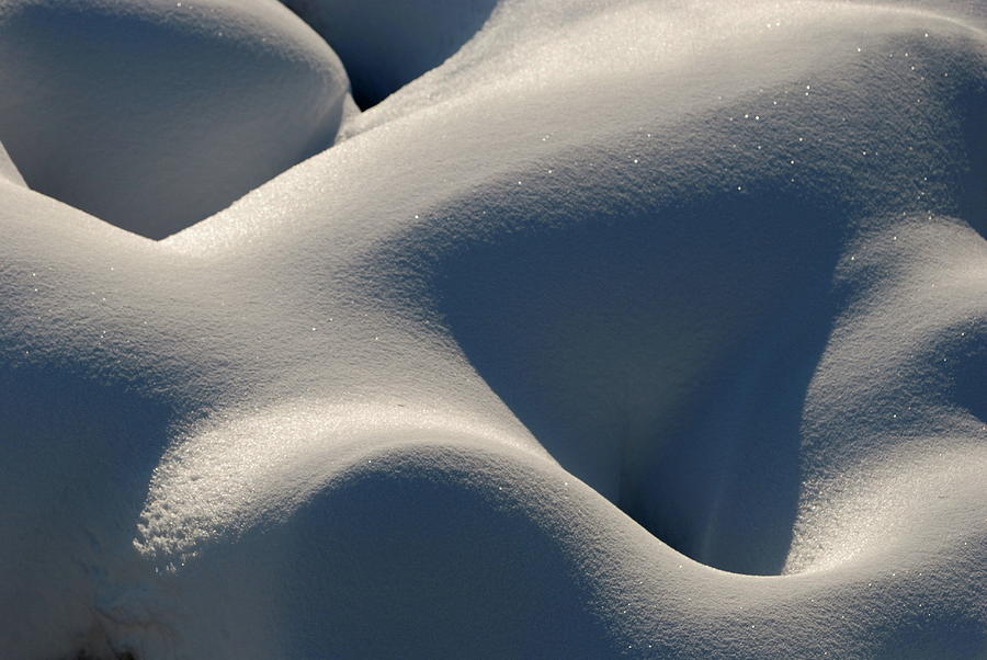 Snow Texture Photograph by Yattiworld