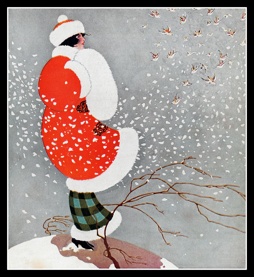 Winter Mixed Media - Snow by Vintage Lavoie