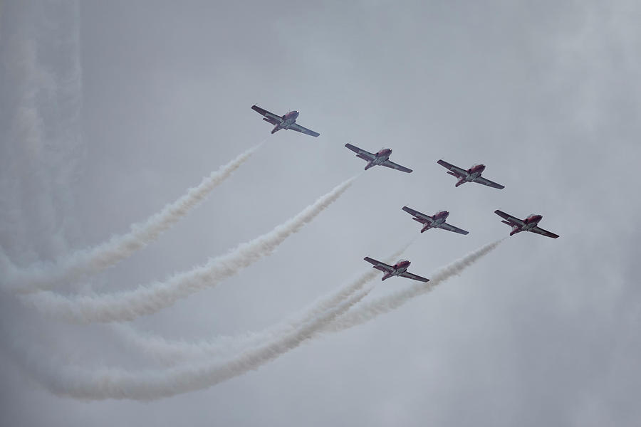 Snowbirds Formation Photograph by Randy Hall