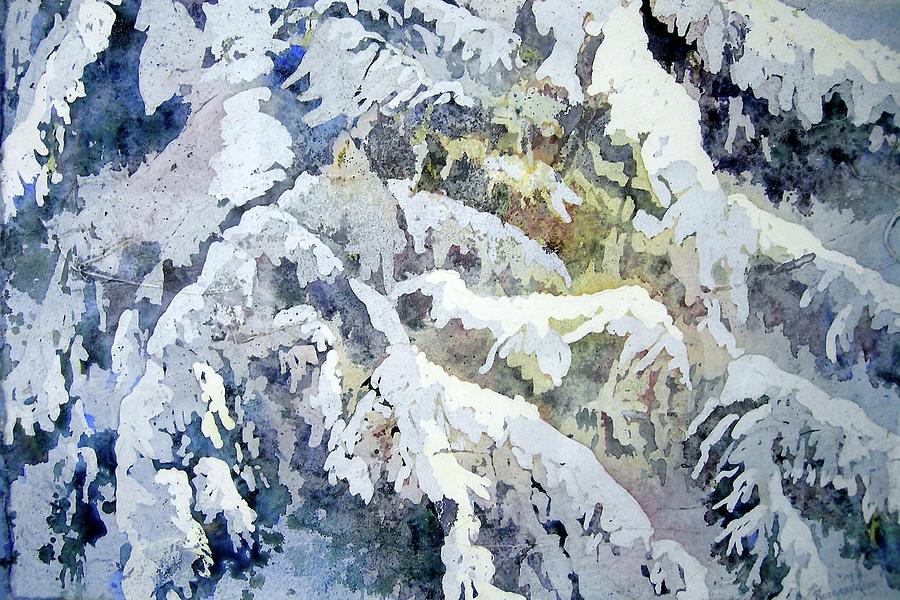 Snowbound Painting by Carolyn Rosenberger