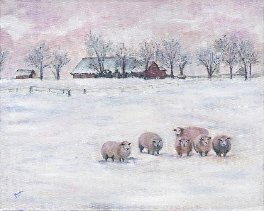 Snowbound Painting by Deborah Butts
