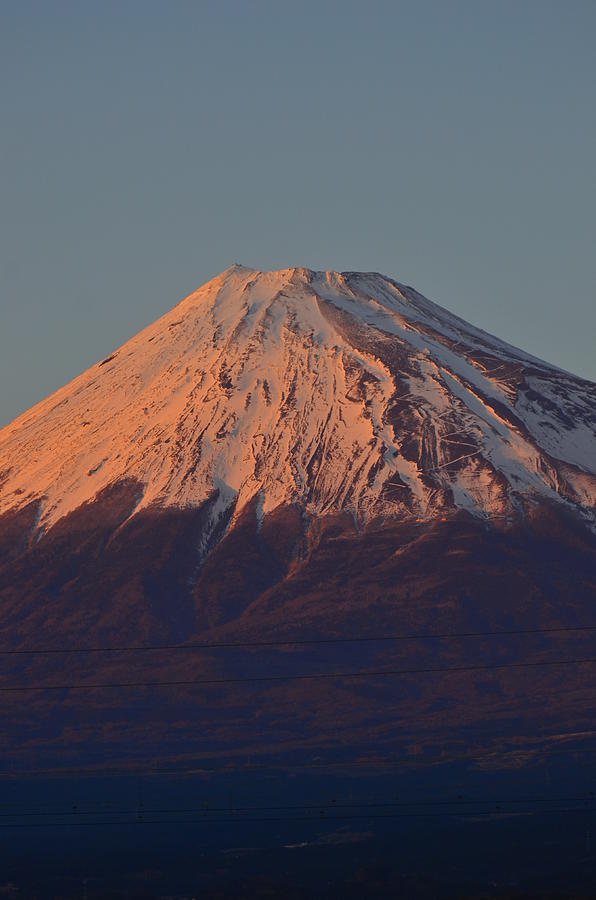 Snowcapped Cone Of An Extinct Volcano Photograph by Kamal Zharif Bin Kamaludin