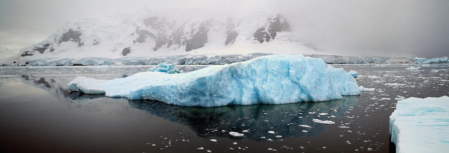 Scenic Photograph - Snowcapped Mountains And Iceberg by Harald Sund Scenic Photograph - Snowcapped Mountains And Iceberg by Harald Sund
