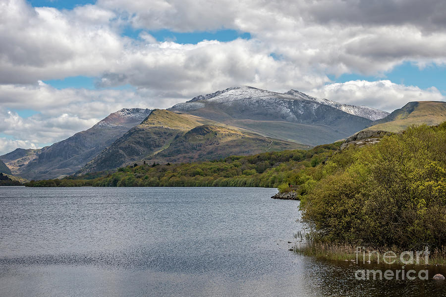 Snowdon from Padarn Lake Photograph by Adrian Evans