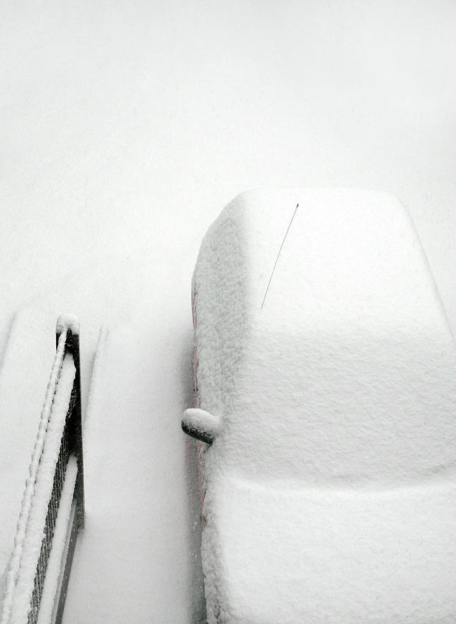 Snowed In Car Photograph by Richard Newstead