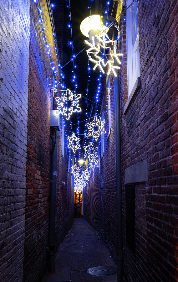 Snowflake Alley Photograph by Carol Ward - Pixels