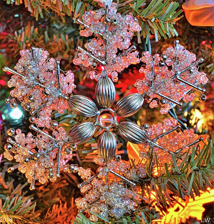 Christmas Photograph - Snowflake by Lisa Wooten