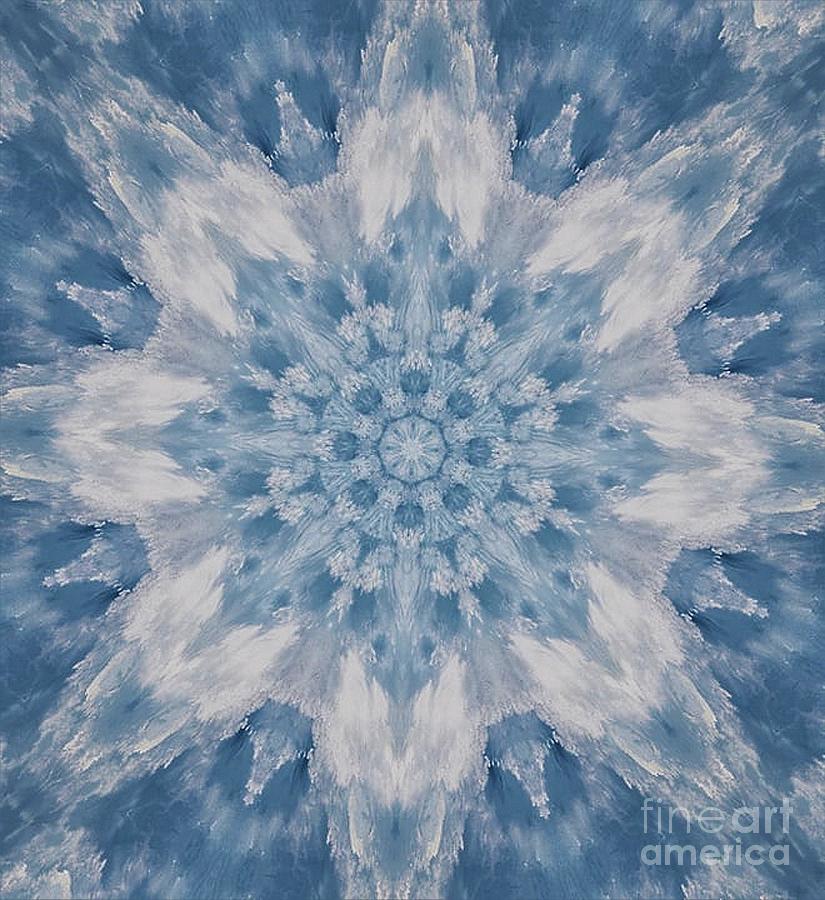 Snowflake Digital Art by Tracey Lee Cassin