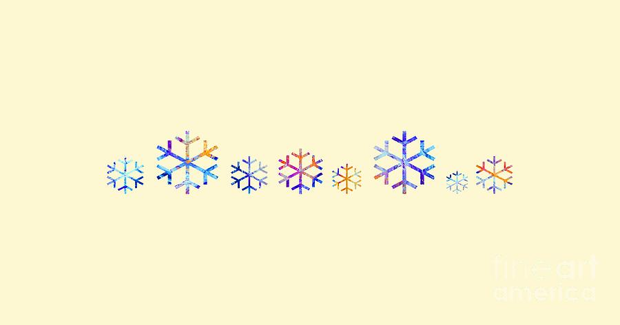 Snowflakes 1001 Digital Art by Corinne Carroll