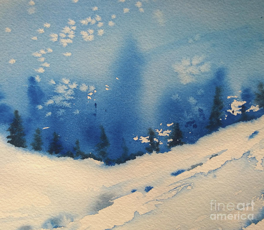 Snowflakes Painting by Eunice Miller