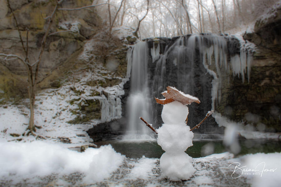 Snowman Photograph by Brian Jones