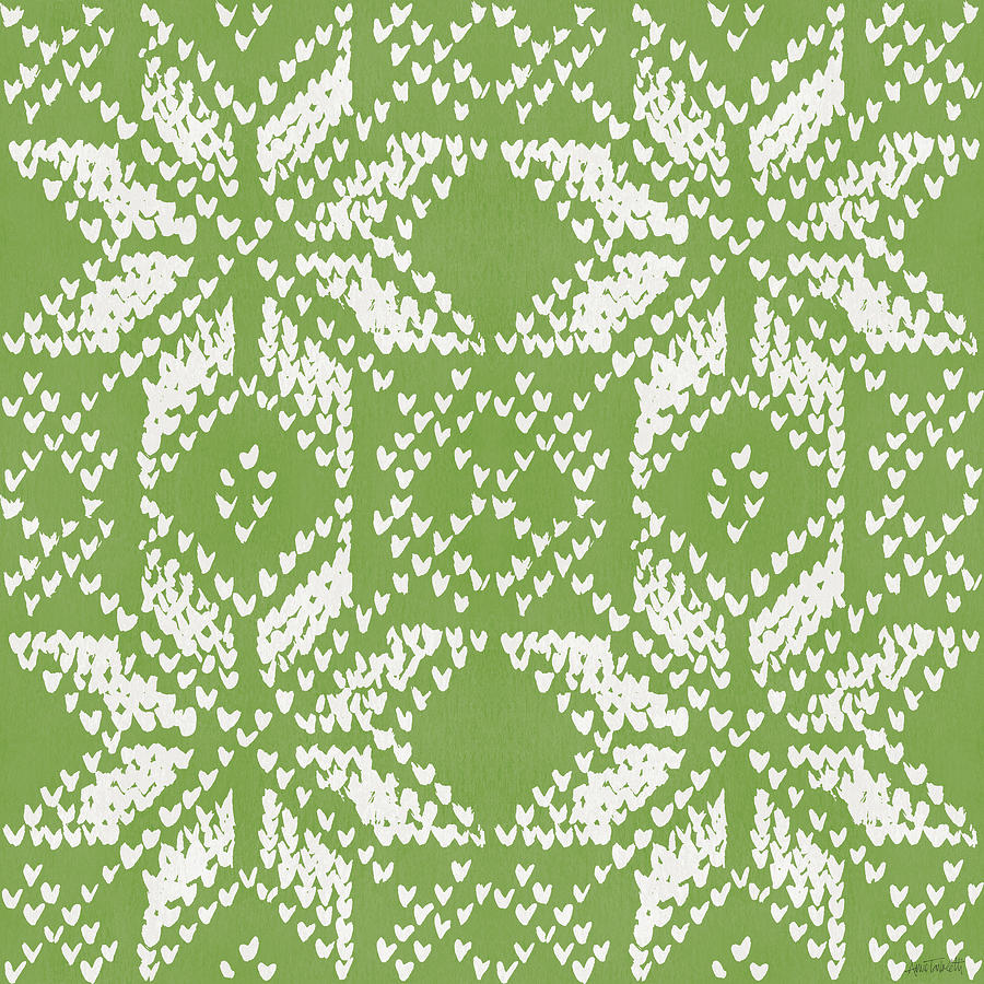 Pattern Painting - Snowplace Like Home Pattern Vc by Anne Tavoletti