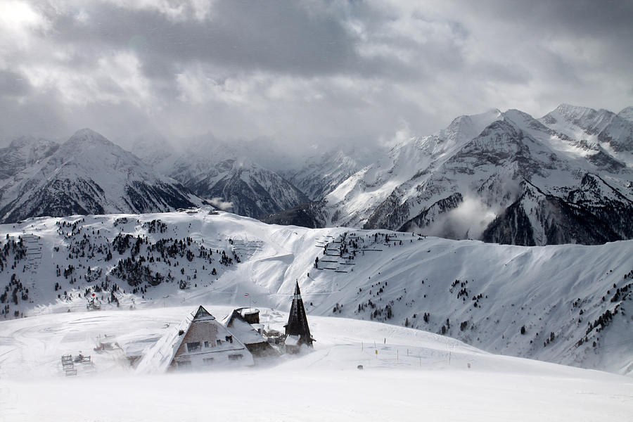 Snowstorm In The Alps Photograph by Krystynaannamaria