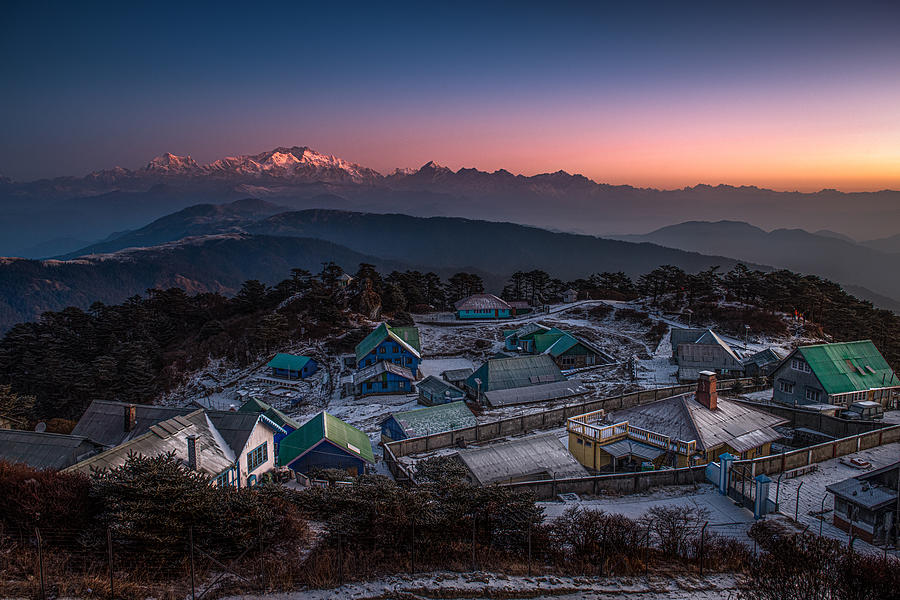 Snowy Morning At Himalaya Photograph by Ambar Nath Saha