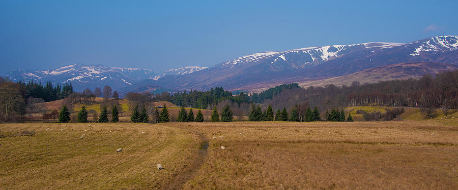 Snowy Peaks of the Scottish Highlands Photograph by Bill Cannon