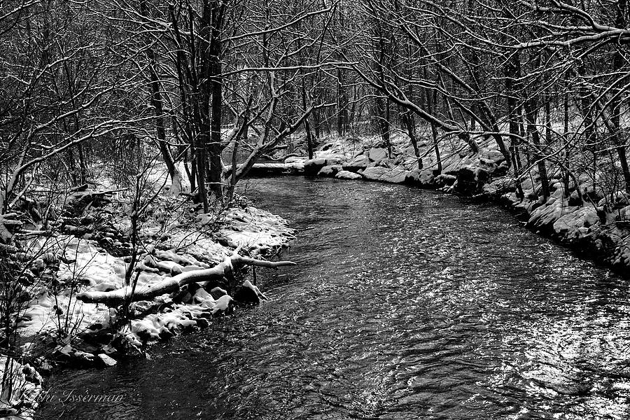 Snowy Riverbanks Photograph by Kathi Isserman - Fine Art America