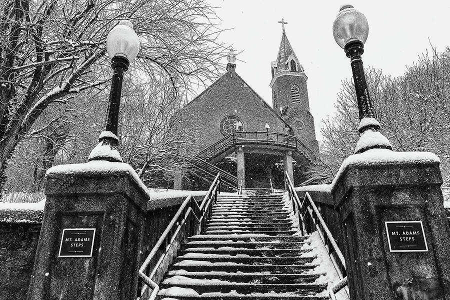 Snowy Steps Photograph by Jon Reynolds