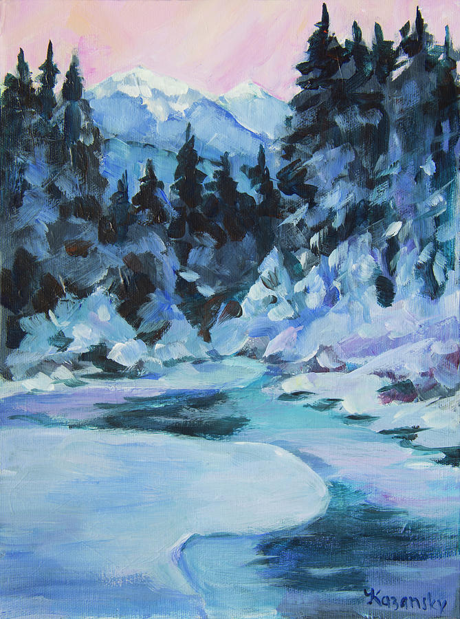 Snowy Winter in Juneau Alaska by Yulia Kazansky Snowy Winter in Juneau Alaska by Yulia Kazansky