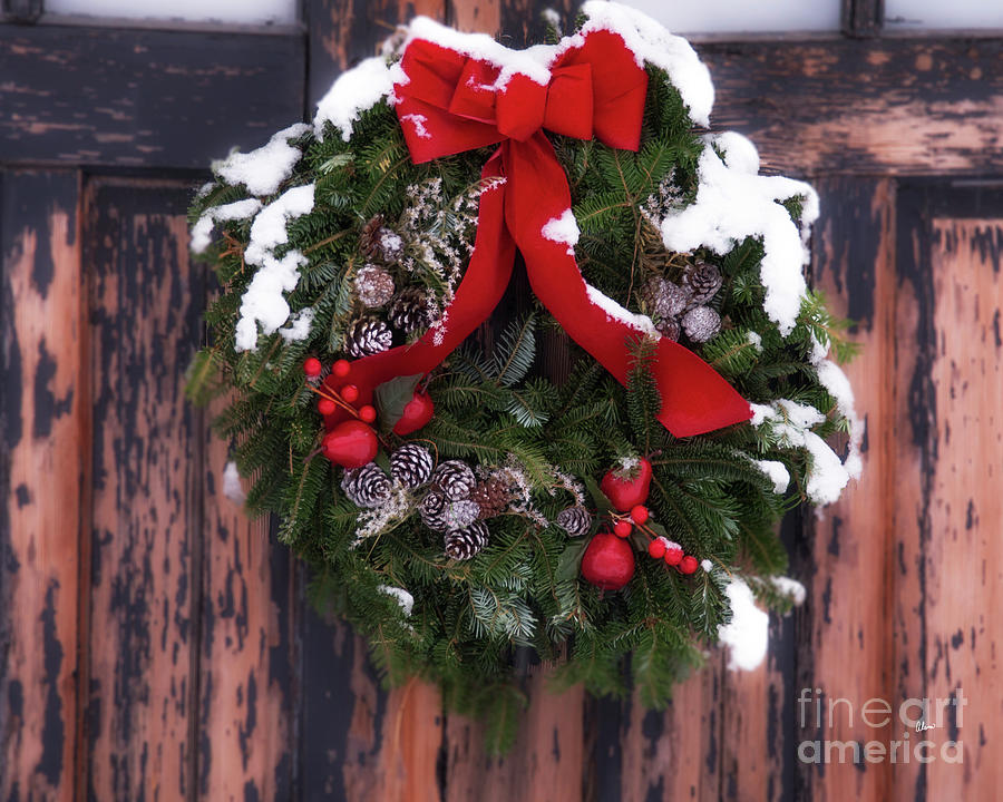 Snowy Wreath Photograph