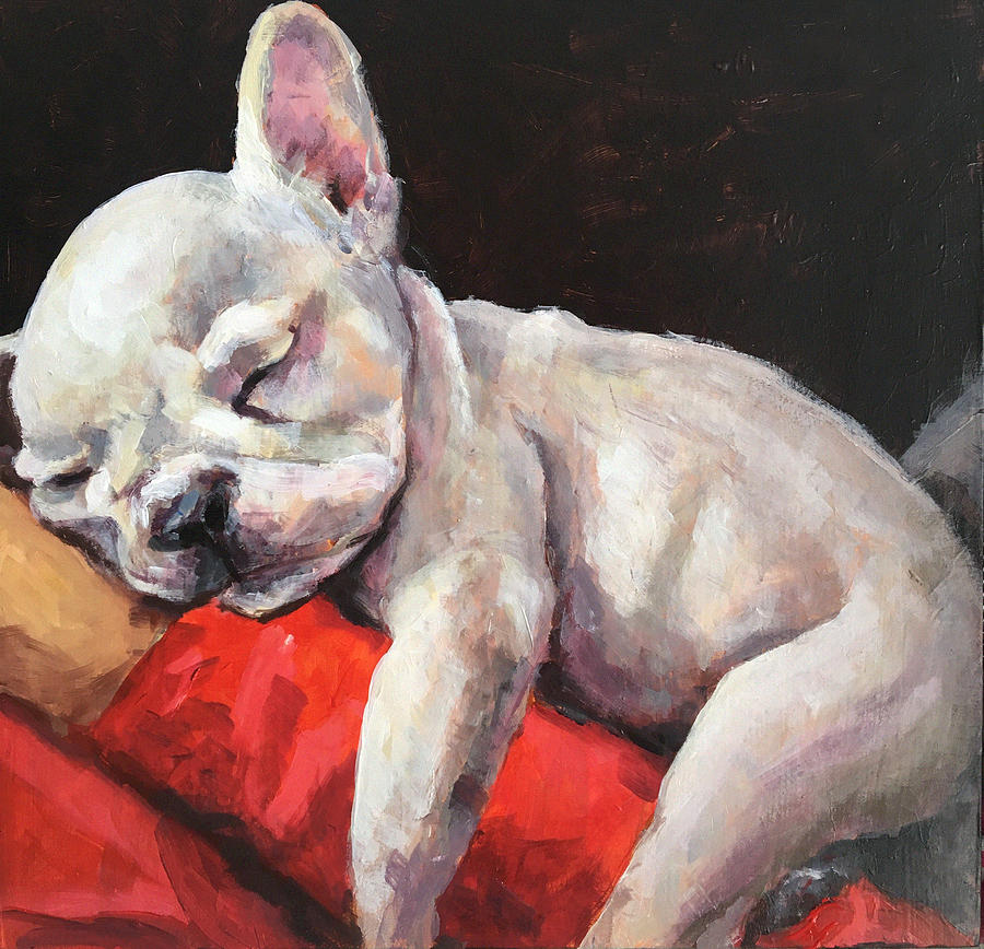 Snuggles Painting by Susan Elizabeth Jones
