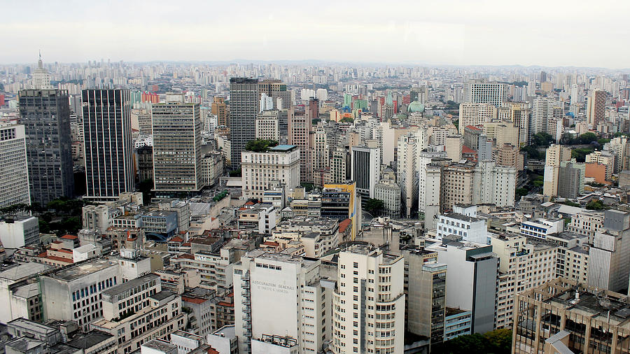 São Paulo View Photograph by Magerson Bilibio