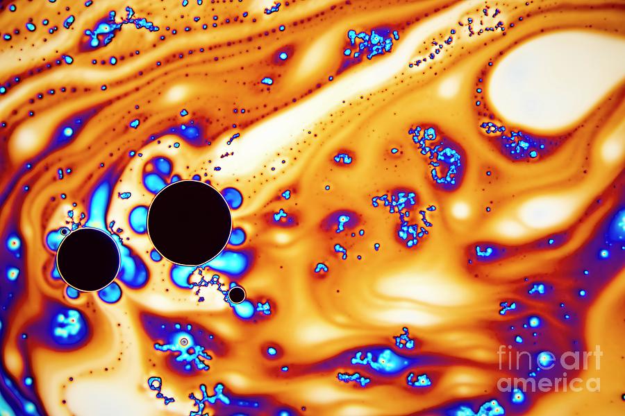 Soap Bubble Film Iridescence Photograph by Frank Fox/science Photo Library