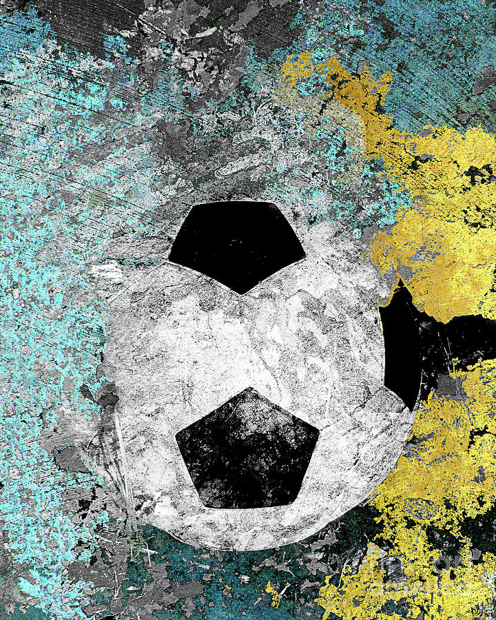 Soccer art print vs midnight 2 Digital Art by Takumi Park