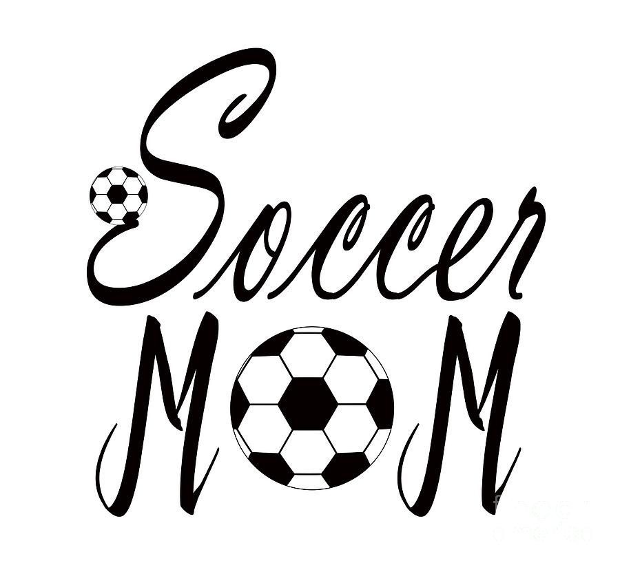 Soccer mom canvas, soccer mama shirt, soccer mom gift, soccer lover,  Digital Art by David Millenheft